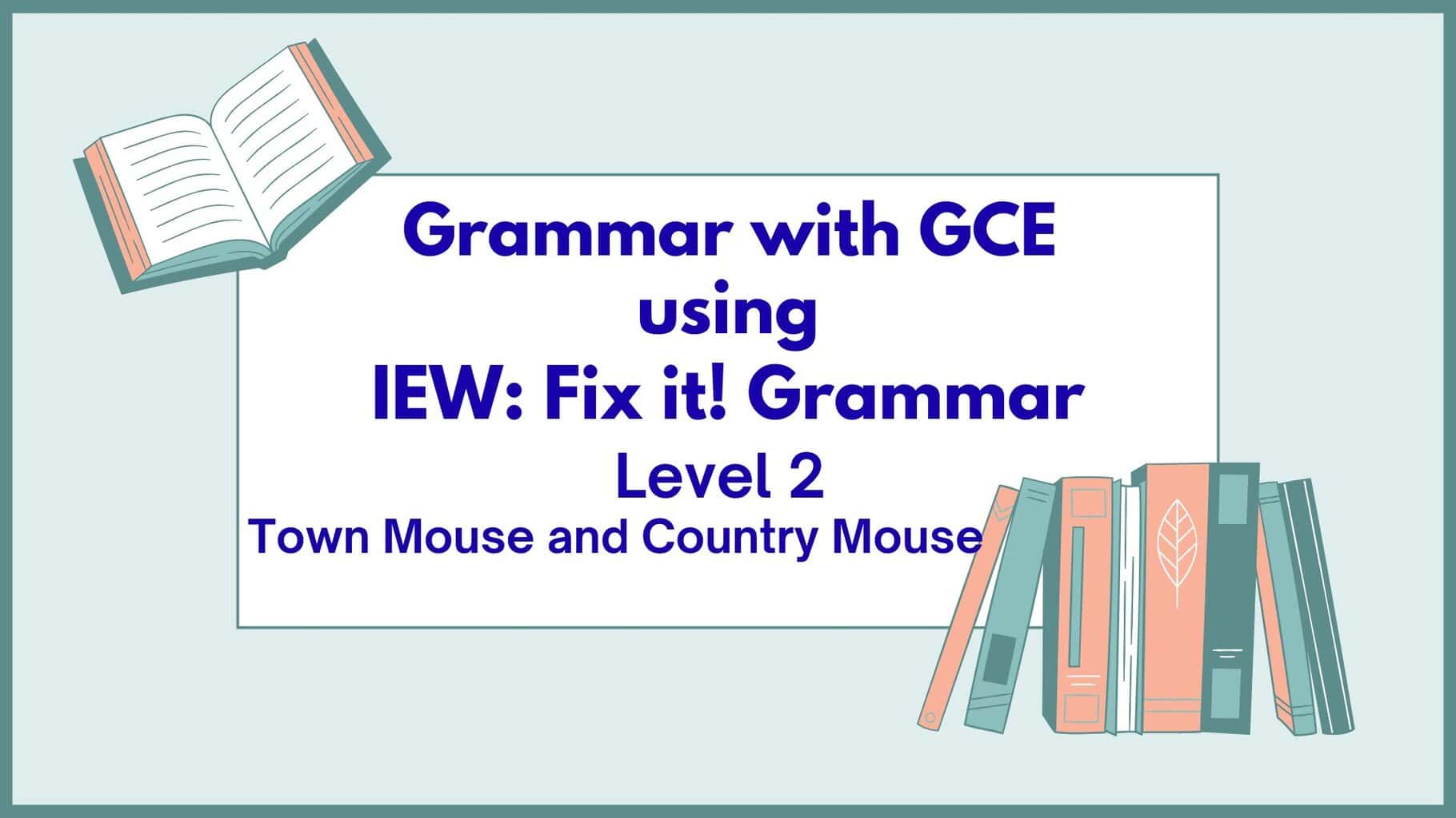 Grammar Level 2 w/ IEW workbooks